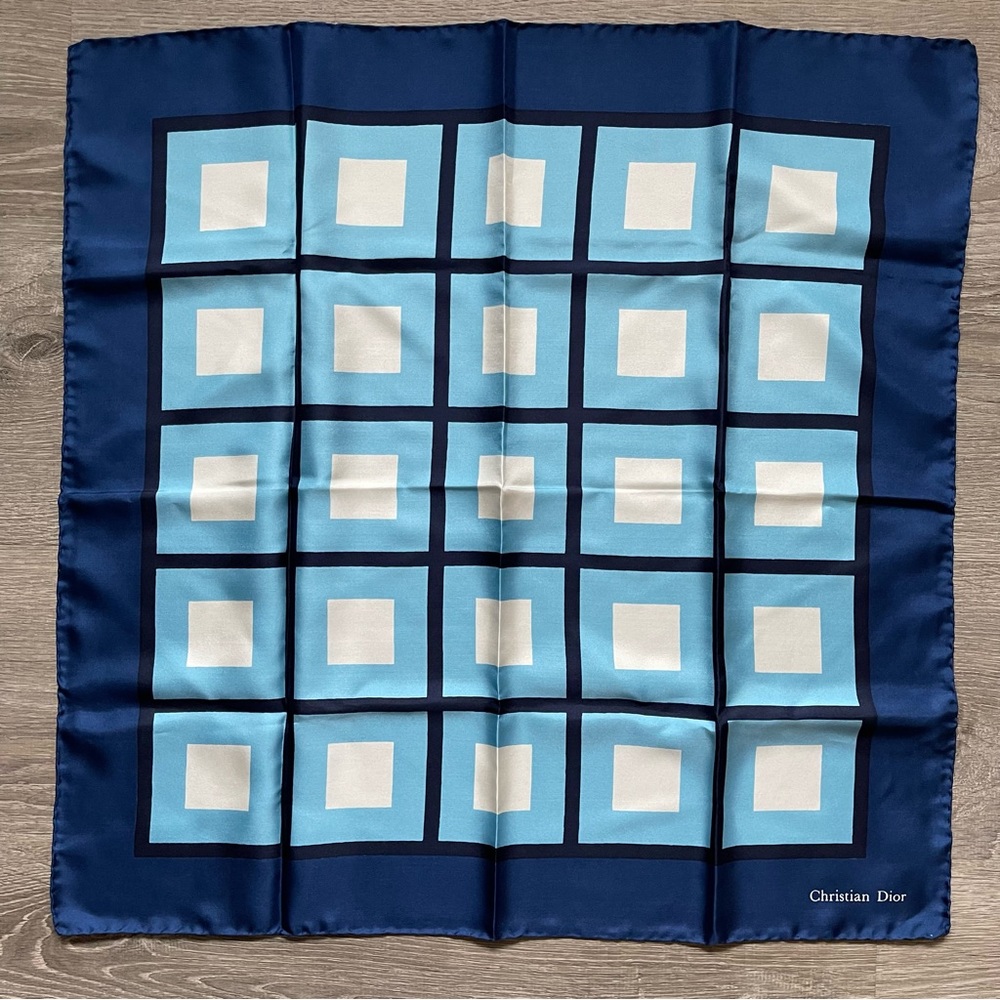 *Vintage Christian Dior Silk Scarf